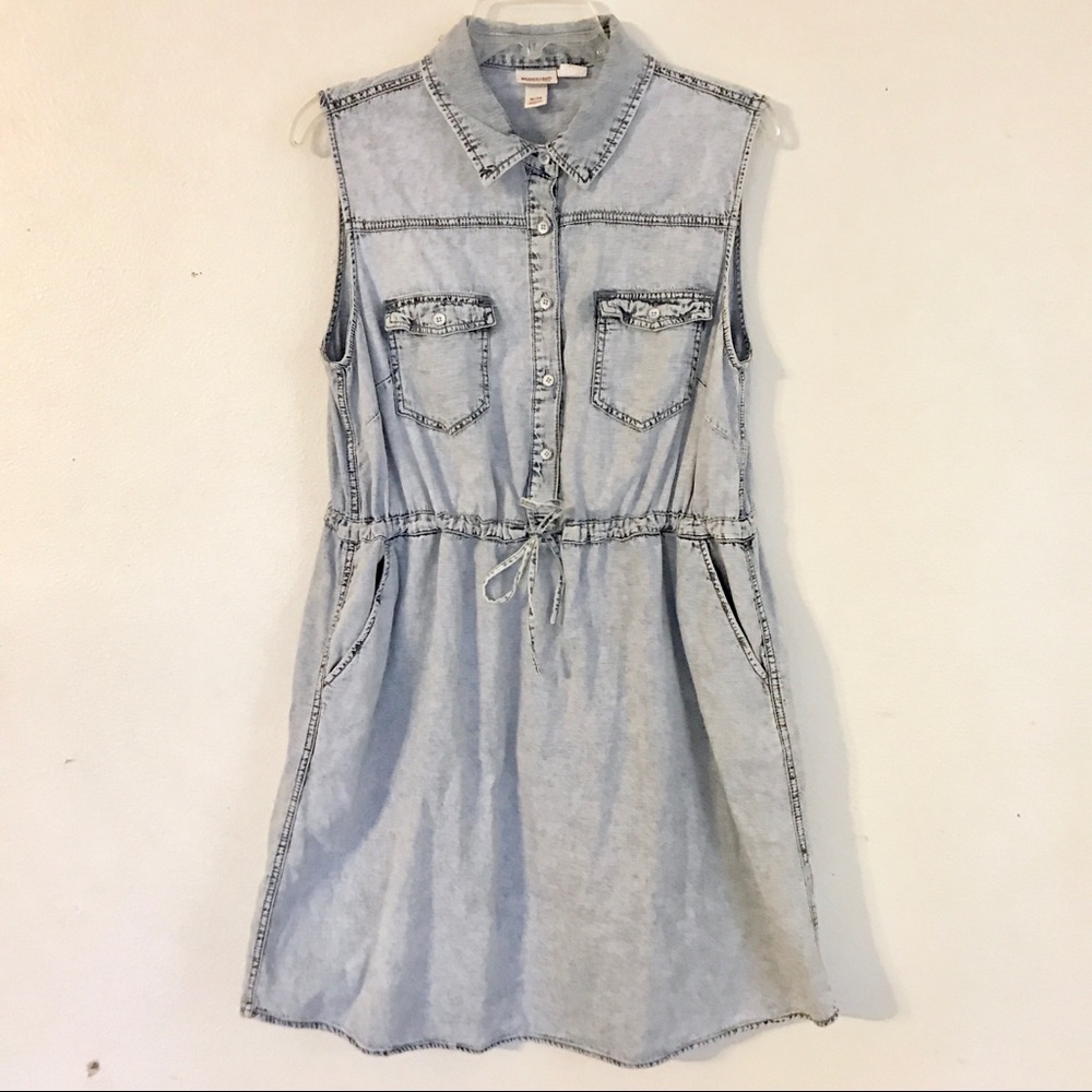 Mossimo Supply Co. Light Blue Denim Mini Dress